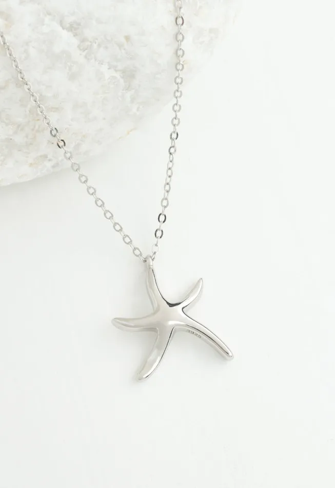 Necklaces Starfish Project Starfish Necklace in Sterling Silver Give Freedom to Women Necklaces Starfish Project Starfish Necklace in Sterling Silver Give Freedom to Women