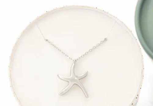 Necklaces Starfish Project Starfish Necklace in Sterling Silver Give Freedom to Women