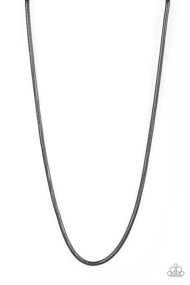 Necklaces Victory Lap Black Necklace Jewelry by Bretta Paparazzi Accessories