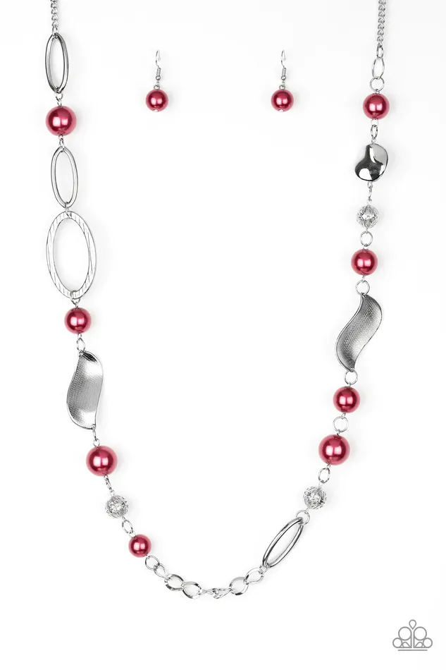 Paparazzi Accessories Necklaces All About Me Red Necklace Jewelry by Bretta
