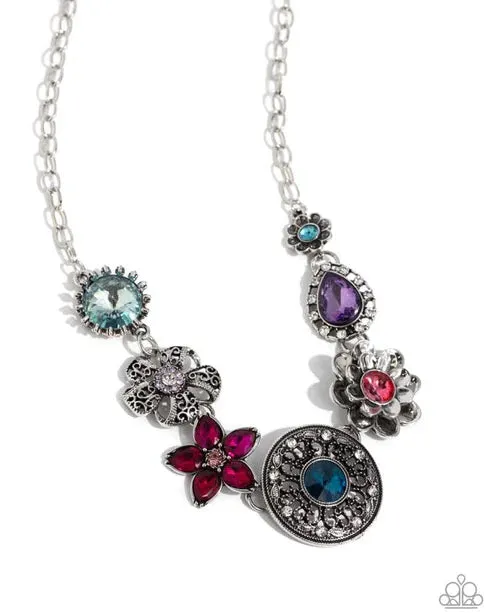 Paparazzi Accessories Necklaces Giddy Garden Multi Necklace Jewelry by Bretta