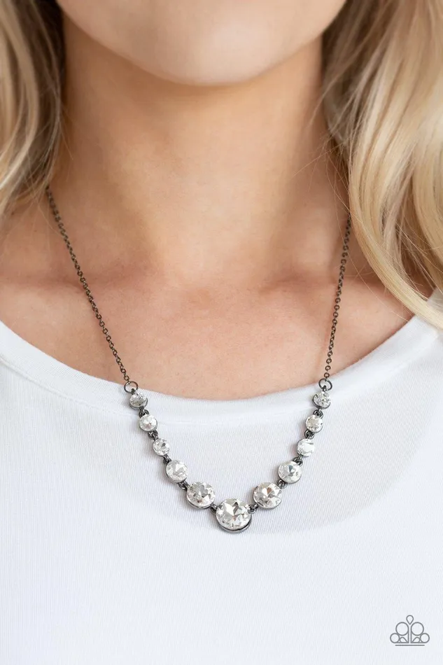 Paparazzi Accessories Necklaces Leading Socialite Black Necklace Jewelry by Bretta Paparazzi Accessories Necklaces Leading Socialite Black Necklace Jewelry by Bretta