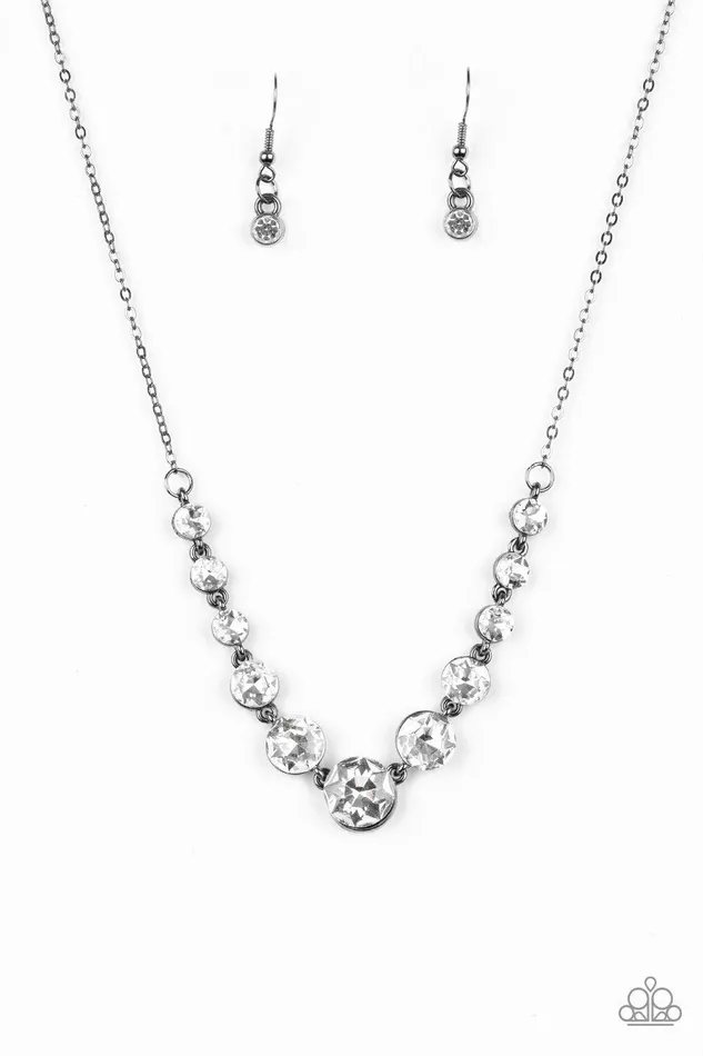 Paparazzi Accessories Necklaces Leading Socialite Black Necklace Jewelry by Bretta