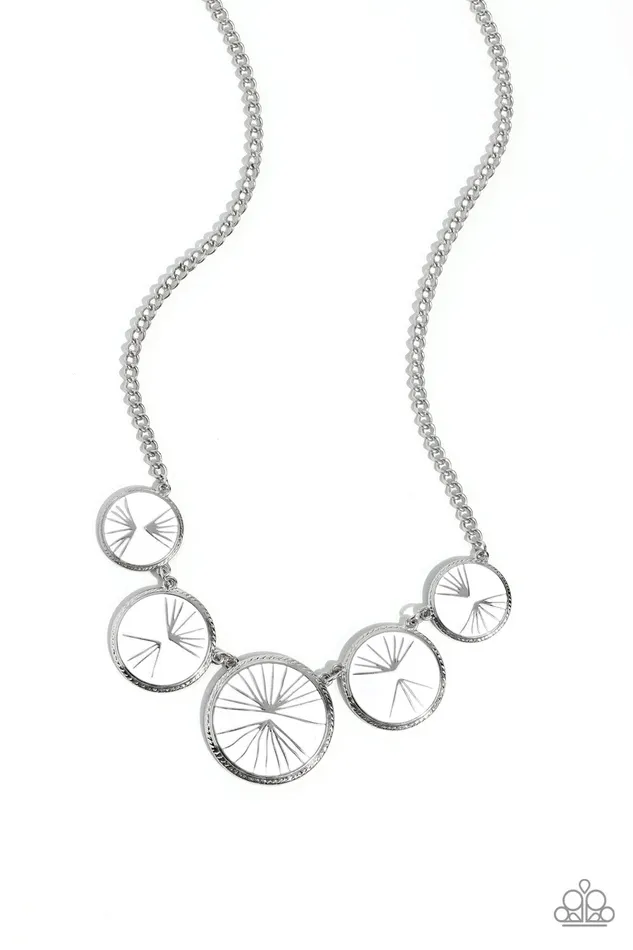 Paparazzi Accessories Necklaces PALM Before the Storm White Necklace Jewelry by Bretta