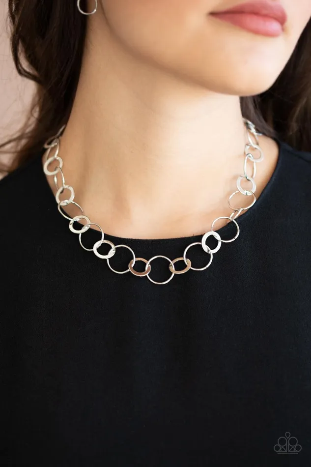Paparazzi Accessories Necklaces Revolutionary Radiance Silver Necklace Jewelry by Bretta