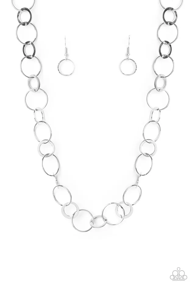 Paparazzi Accessories Necklaces Revolutionary Radiance Silver Necklace Jewelry by Bretta