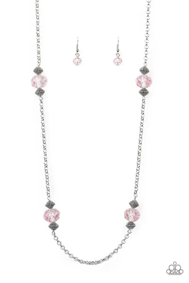 Paparazzi Accessories Necklaces Season of Sparkle Pink Necklace Jewelry by Bretta