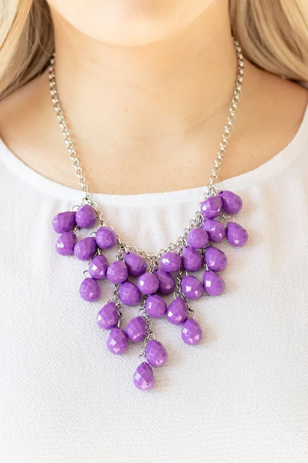 Paparazzi Accessories Necklaces Serenely Scattered Purple Necklace Jewelry by Bretta Paparazzi Accessories Necklaces Serenely Scattered Purple Necklace Jewelry by Bretta