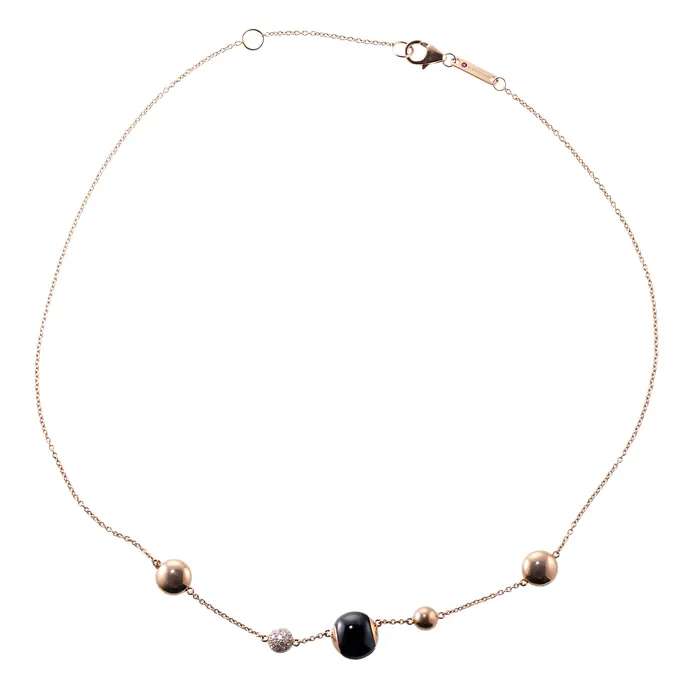 Roberto Coin Roberto Coin Black Jade Diamond Necklace Necklaces