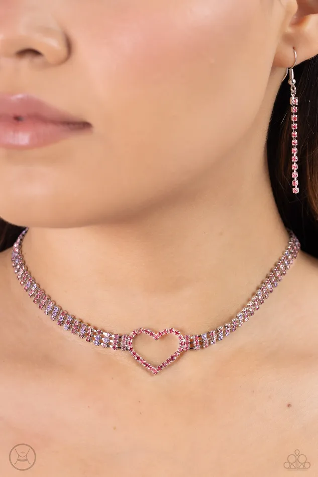 Rows of Romance Pink Necklace Jewelry by Bretta Paparazzi Accessories Necklaces Rows of Romance Pink Necklace Jewelry by Bretta Paparazzi Accessories Necklaces