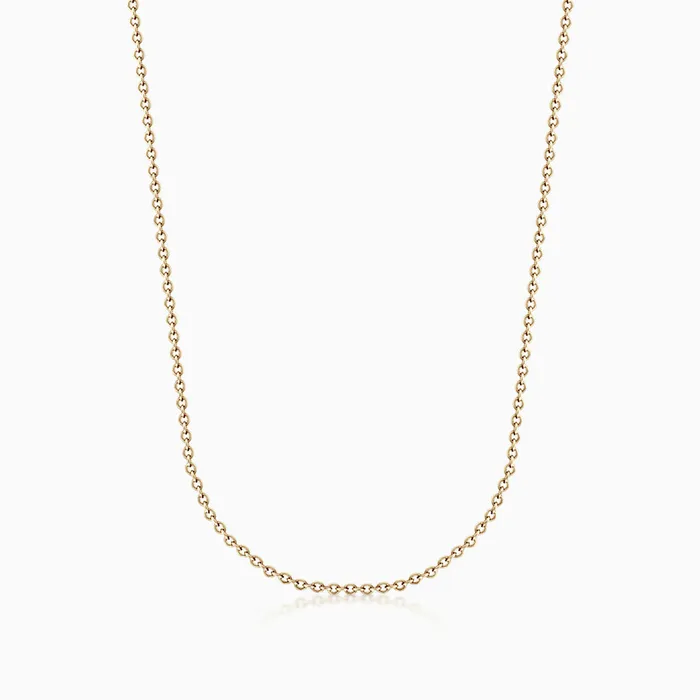 Sandy Steven Engravers Necklaces 15mm 14k Yellow Gold Cable Link Chain Necklace Sandy Steven Engravers Necklaces 15mm 14k Yellow Gold Cable Link Chain Necklace