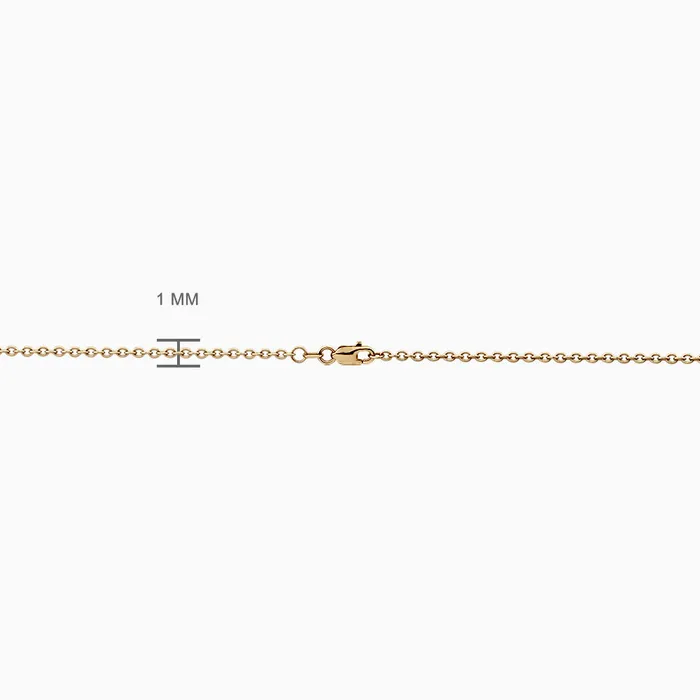 Sandy Steven Engravers Necklaces Engravable 78 inch 14k Yellow Gold Disc Charm Necklace with Cable Chain