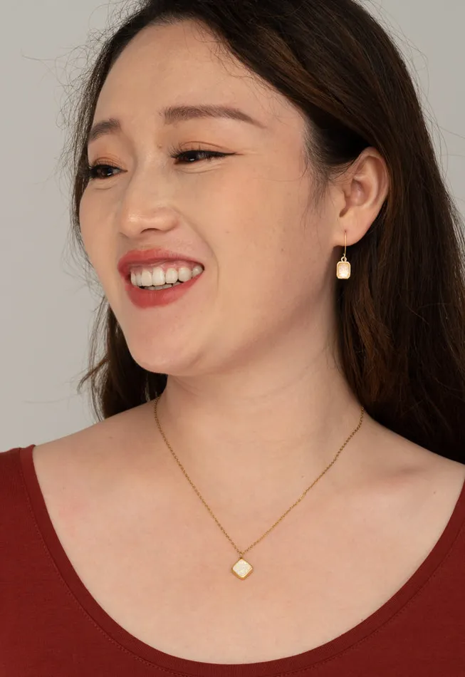 Starfish Project Necklaces Gold Sparkling Opal Necklace Give Freedom to Women