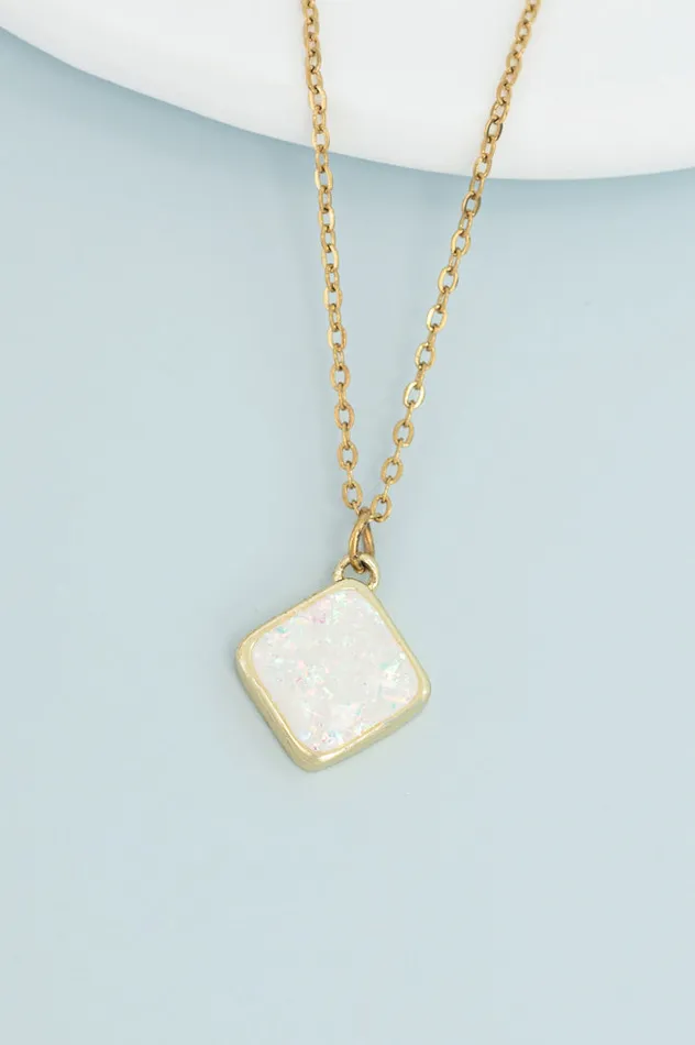 Starfish Project Necklaces Gold Sparkling Opal Necklace Give Freedom to Women