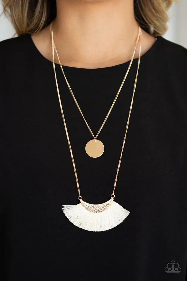 Tassel Temptation Gold Necklace Jewelry by Bretta Paparazzi Accessories Necklaces Tassel Temptation Gold Necklace Jewelry by Bretta Paparazzi Accessories Necklaces