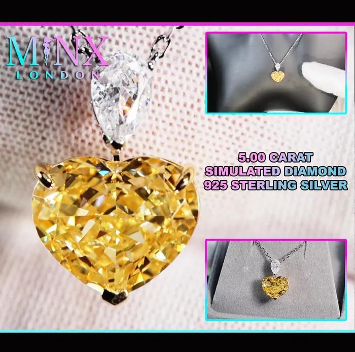50ct Yellow Diamond Heart Pendant Yellow Heart Cut Diamond Pendant Lab Diamonds London Necklaces 50ct Yellow Diamond Heart Pendant Yellow Heart Cut Diamond Pendant Lab Diamonds London Necklaces