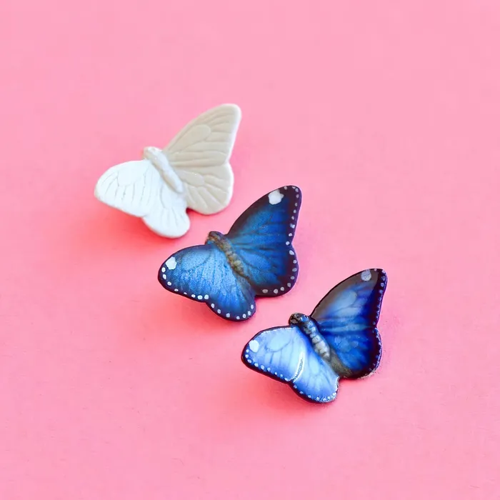Blue Butterfly Necklace Camp Hollow Necklaces Blue Butterfly Necklace Camp Hollow Necklaces
