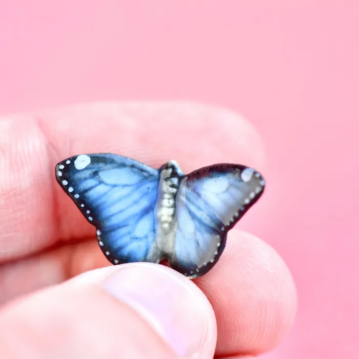 Blue Butterfly Necklace Camp Hollow Necklaces Blue Butterfly Necklace Camp Hollow Necklaces