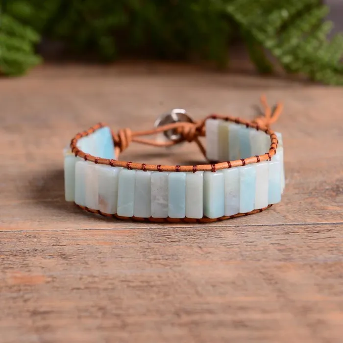 Bracelets My Zen Temple Amazonite Wrap Bracelet