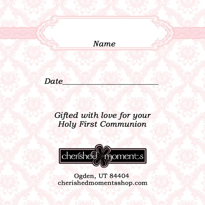 Cherished Moments Jewelry Necklaces Timeless Sterling Silver Infinity Cross Necklace First Communion Gift for Girls