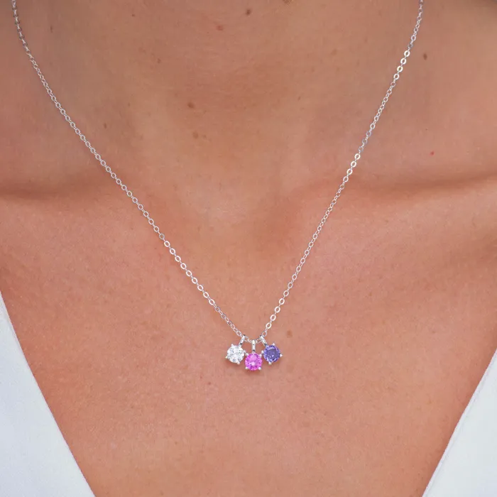 Classic Birthstone Necklace July Camile Stone Necklaces