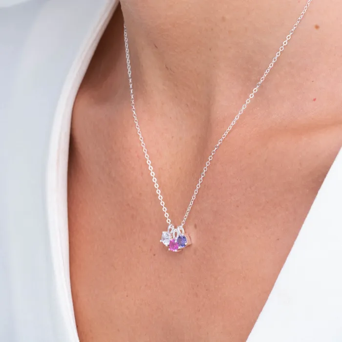 Classic Birthstone Necklace July Camile Stone Necklaces