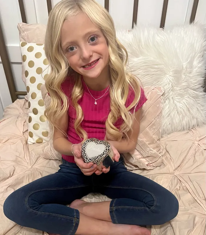 Custom Silver Filigree Heart Jewelry Box with Engraving for Girls Cherished Moments Jewelry Necklaces
