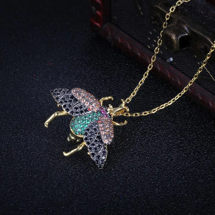 customjewelryan Necklaces New Arrival Multiple Cubic Zirconia Butterfly Necklaces Pendants for Women Pins Jewelry Choker Necklace