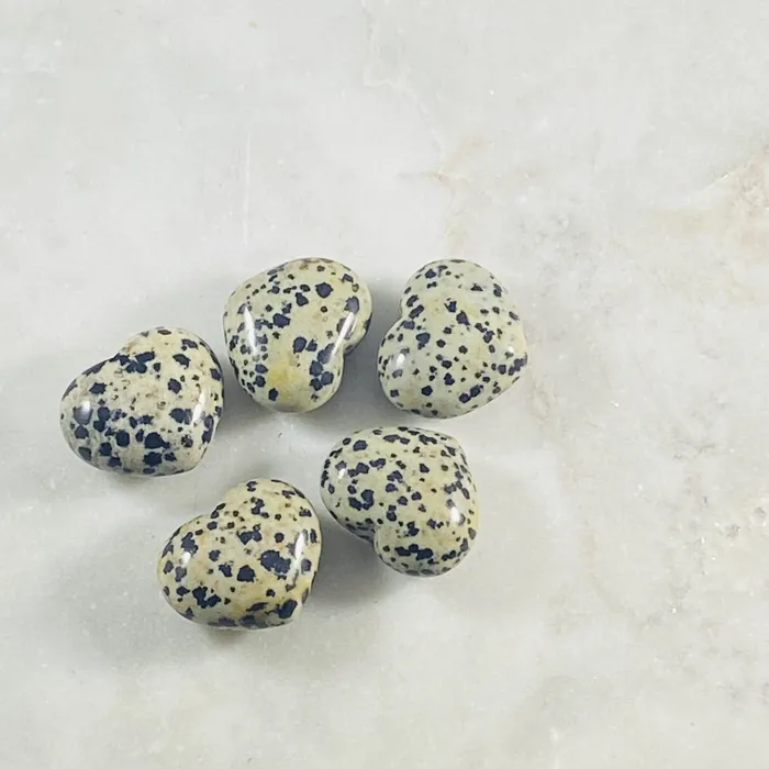 Dalmatian Jasper Heart Sarah Belle Necklaces