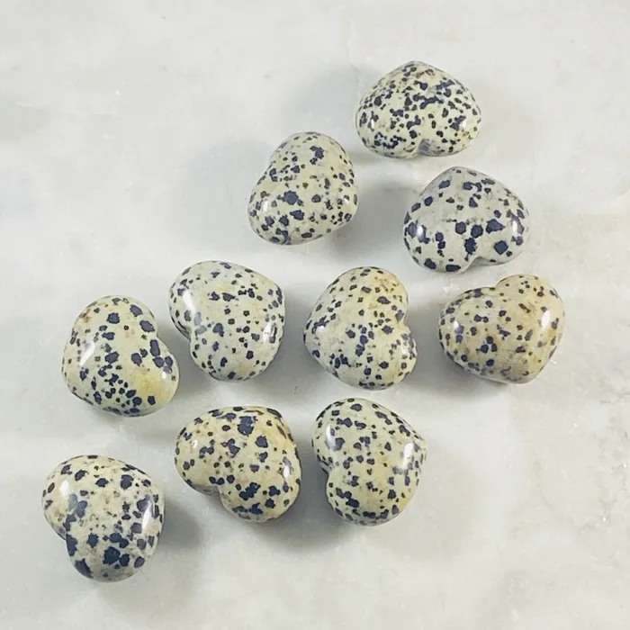 Dalmatian Jasper Heart Sarah Belle Necklaces