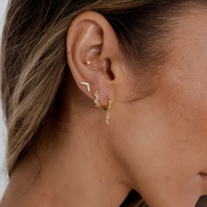 Earrings Camile Stone Accelerate Sapphire Stud Earrings