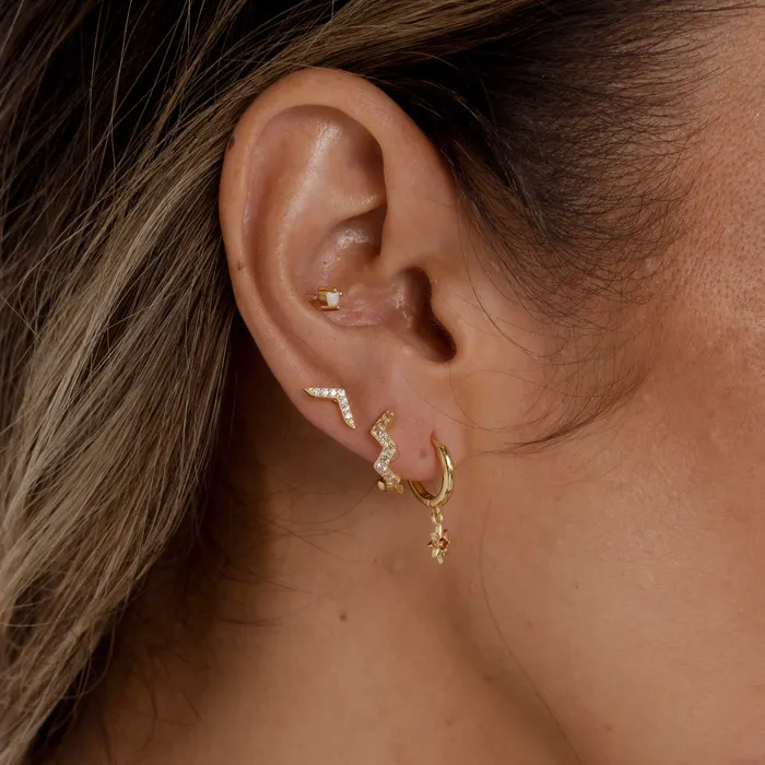 Earrings Camile Stone Accelerate Sapphire Stud Earrings