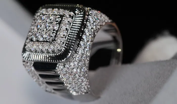 Iced Out Ring Mens Big Iced Out Ring Mens Diamond Hip Hop Ring Lab Diamonds London Rings