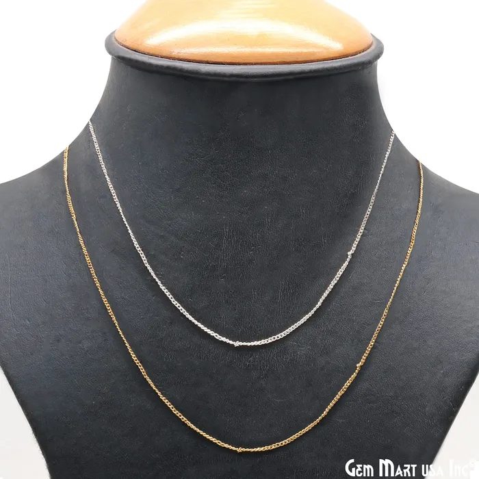 Link Chain Necklace 18 Inch With Lobster Claw Clasp GemMartUSA Necklaces
