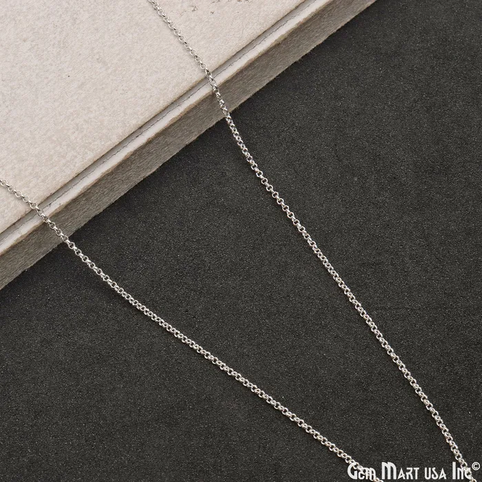 Link Chain Necklace 18 Inch With Lobster Claw Clasp GemMartUSA Necklaces Link Chain Necklace 18 Inch With Lobster Claw Clasp GemMartUSA Necklaces