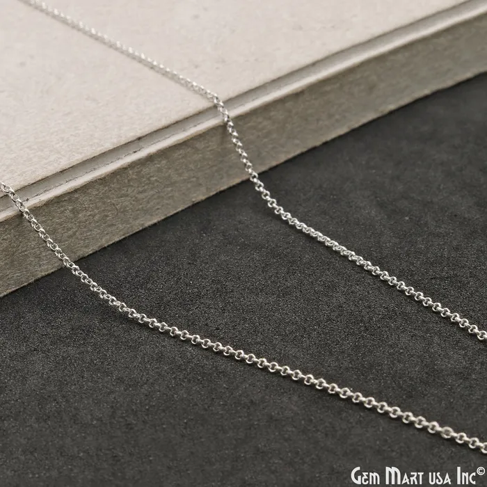 Link Chain Necklace 18 Inch With Lobster Claw Clasp GemMartUSA Necklaces Link Chain Necklace 18 Inch With Lobster Claw Clasp GemMartUSA Necklaces
