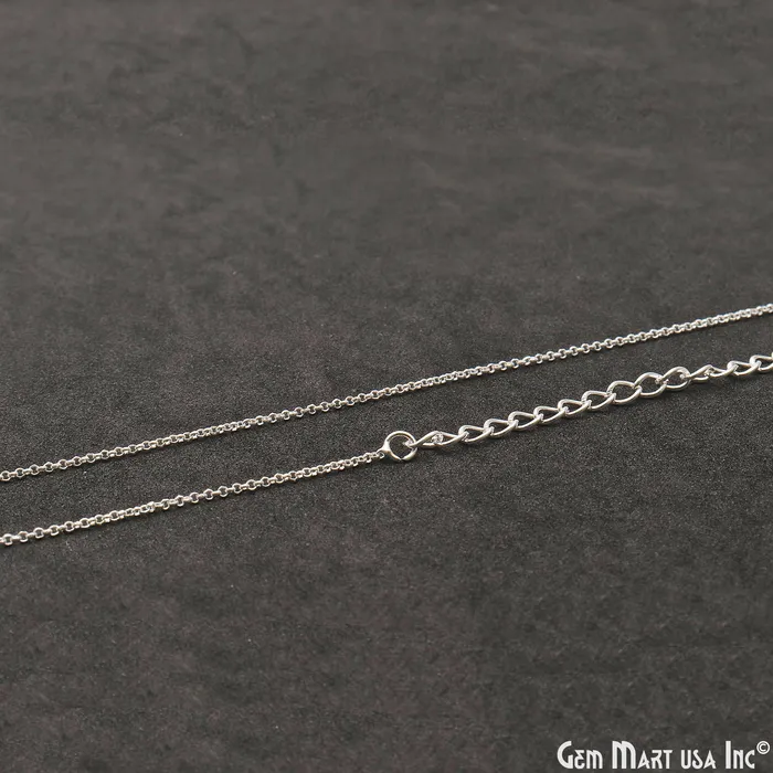 Link Chain Necklace 18 Inch With Lobster Claw Clasp GemMartUSA Necklaces Link Chain Necklace 18 Inch With Lobster Claw Clasp GemMartUSA Necklaces