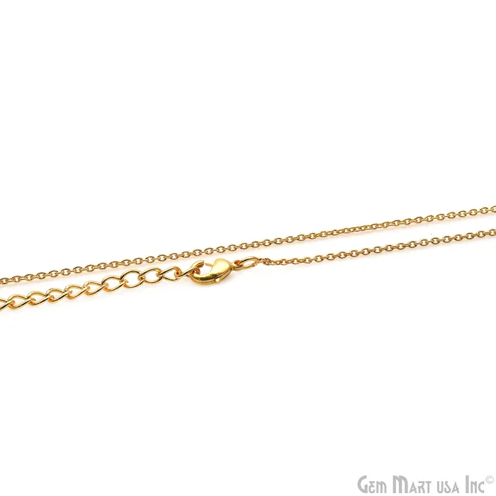 Link Chain Necklace 18 Inch With Lobster Claw Clasp GemMartUSA Necklaces Link Chain Necklace 18 Inch With Lobster Claw Clasp GemMartUSA Necklaces