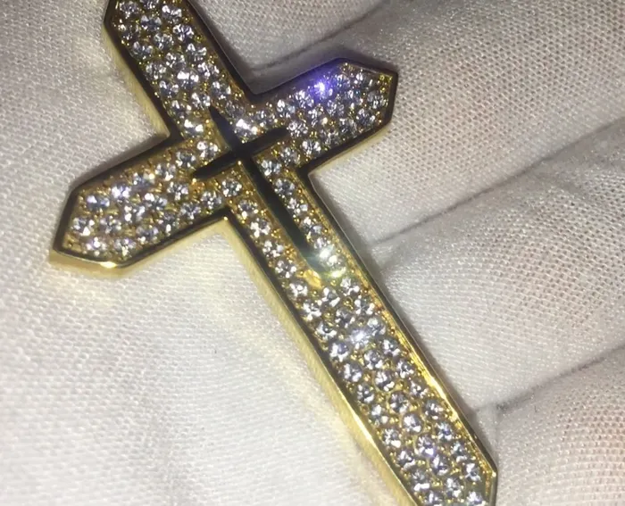 Minx London Necklaces Cross Necklace Cross necklace for Men Cross Necklace Women Cross Pendant and Necklace Cross Chain for Men Iced Out Cross Pendant