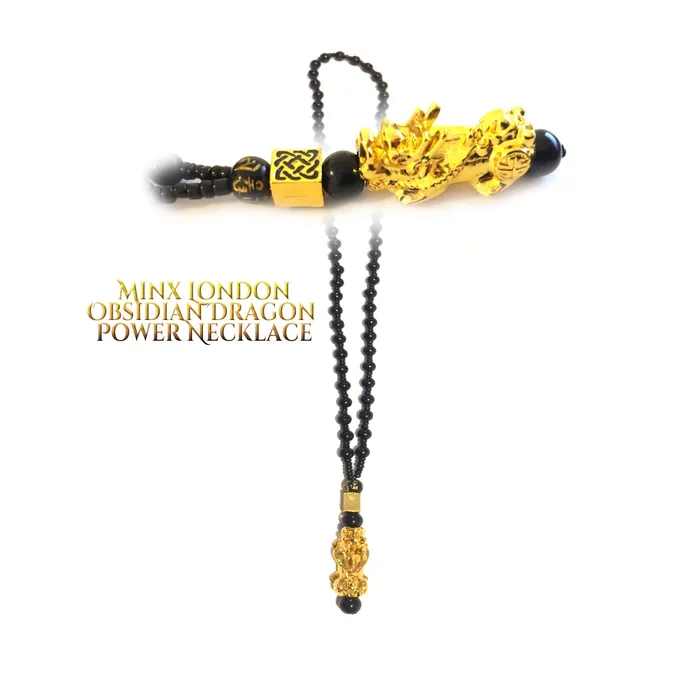 Minx London Necklaces Obsidian Necklace Obsidian Beaded Chain Buddha Necklace Pi Xue Necklace Feng Shui Necklace Good Luck Necklace Chinese Necklace Minx London Necklaces Obsidian Necklace Obsidian Beaded Chain Buddha Necklace Pi Xue Necklace Feng Shui Necklace Good Luck Necklace Chinese Necklace