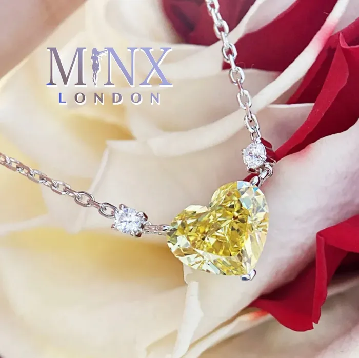 Minx London Necklaces Womens Diamond Necklace Yellow Diamond Heart Necklace Heart Necklace with Diamonds Diamond Heart Pendant Yellow Diamond Necklace Minx London Necklaces Womens Diamond Necklace Yellow Diamond Heart Necklace Heart Necklace with Diamonds Diamond Heart Pendant Yellow Diamond Necklace