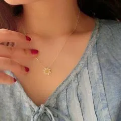 Necklaces Blooming Lotus Necklace My Zen Temple