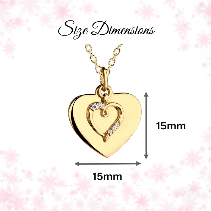 Necklaces Cherished Moments Jewelry Custom Engraved Heart Charms Necklaces Cherished Moments Jewelry Custom Engraved Heart Charms
