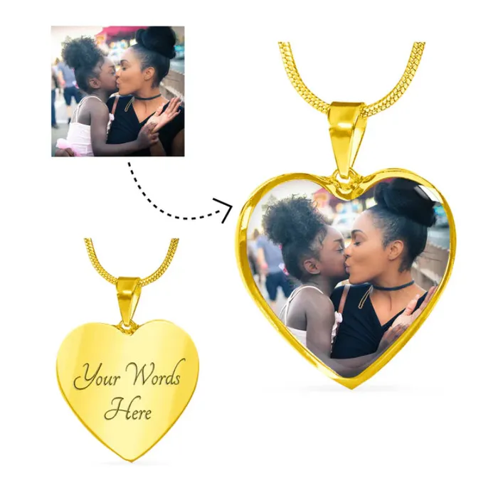Necklaces Customized Jewel Personalized Cordate Pendant Necklace