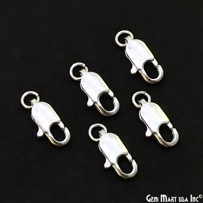 Necklaces GemMartUSA 5pc Lot Silver Pendant Necklace Swivel Clasp Necklaces GemMartUSA 5pc Lot Silver Pendant Necklace Swivel Clasp