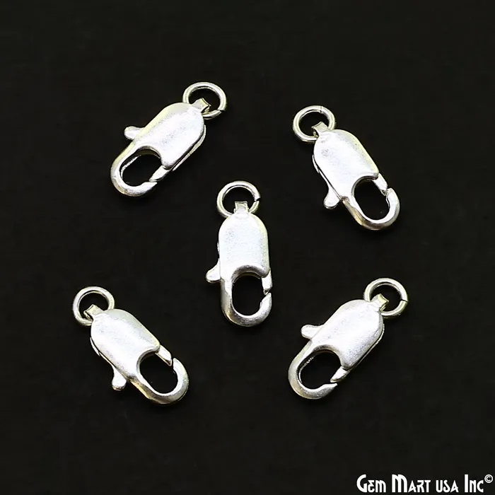 Necklaces GemMartUSA 5pc Lot Silver Pendant Necklace Swivel Clasp Necklaces GemMartUSA 5pc Lot Silver Pendant Necklace Swivel Clasp