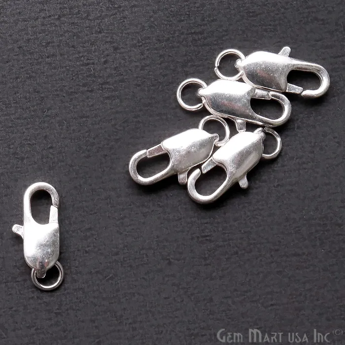 Necklaces GemMartUSA 5pc Lot Silver Pendant Necklace Swivel Clasp Necklaces GemMartUSA 5pc Lot Silver Pendant Necklace Swivel Clasp