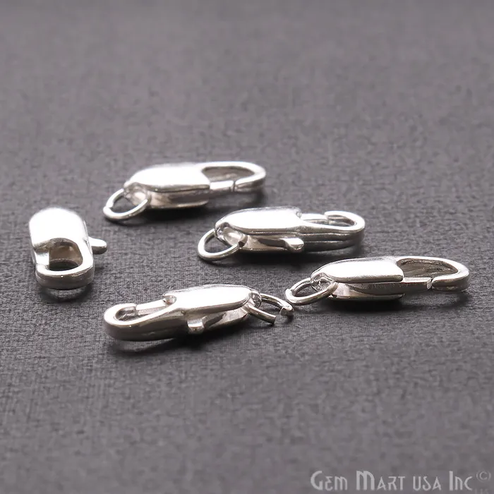 Necklaces GemMartUSA 5pc Lot Silver Pendant Necklace Swivel Clasp Necklaces GemMartUSA 5pc Lot Silver Pendant Necklace Swivel Clasp