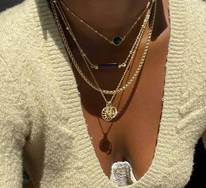Necklaces Minimalist Amethyst Rounded Bar Pendant Choker 14 2 Gold Necklace Lily Rose Jewelry