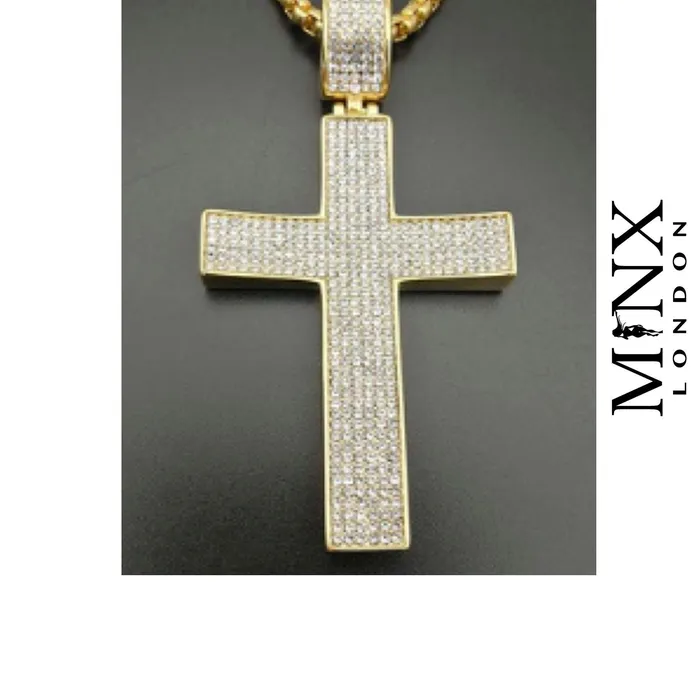 Necklaces Minx London Cross Necklace Cross necklace for Men Cross Necklace Women Cross Pendant and Necklace Cross Chain for Men Iced Out Cross Pendant Necklaces Minx London Cross Necklace Cross necklace for Men Cross Necklace Women Cross Pendant and Necklace Cross Chain for Men Iced Out Cross Pendant